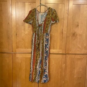 Band of Gypsies Multipattern Jumpsuit with Pockets